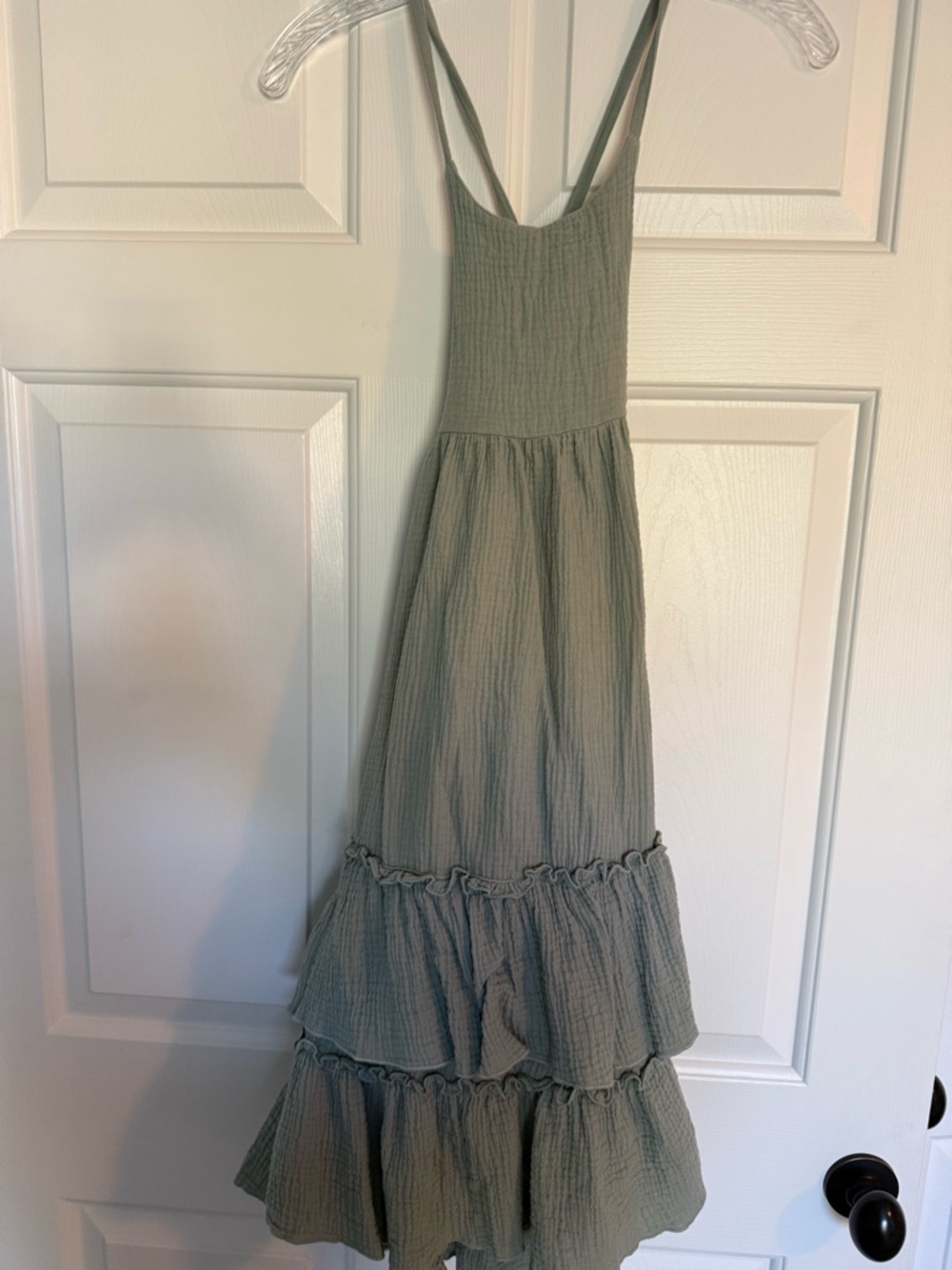 Indie Blue sage Muslin dress